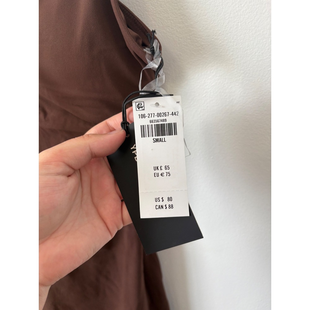 Abercrombie & Fitch YPB studioFLEX Cami Mini Dress – Coffee – Size Small - Picture 5 of 6